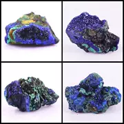 Đặc biệt cung cấp màu xanh tự nhiên quặng đồng đá gốc mỏ đá quặng đồ trang trí khoáng tinh thể mèo mỏ mẫu giáo lạ đá trang trí đá