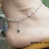 Xie Jia silversmith handmade gốc 999 sterling bạc sterling bạc mận vòng chân nữ 999 tinh khiết retro retro vòng chân nữ mô hình - Vòng chân lắc chân nữ bạc ta Vòng chân