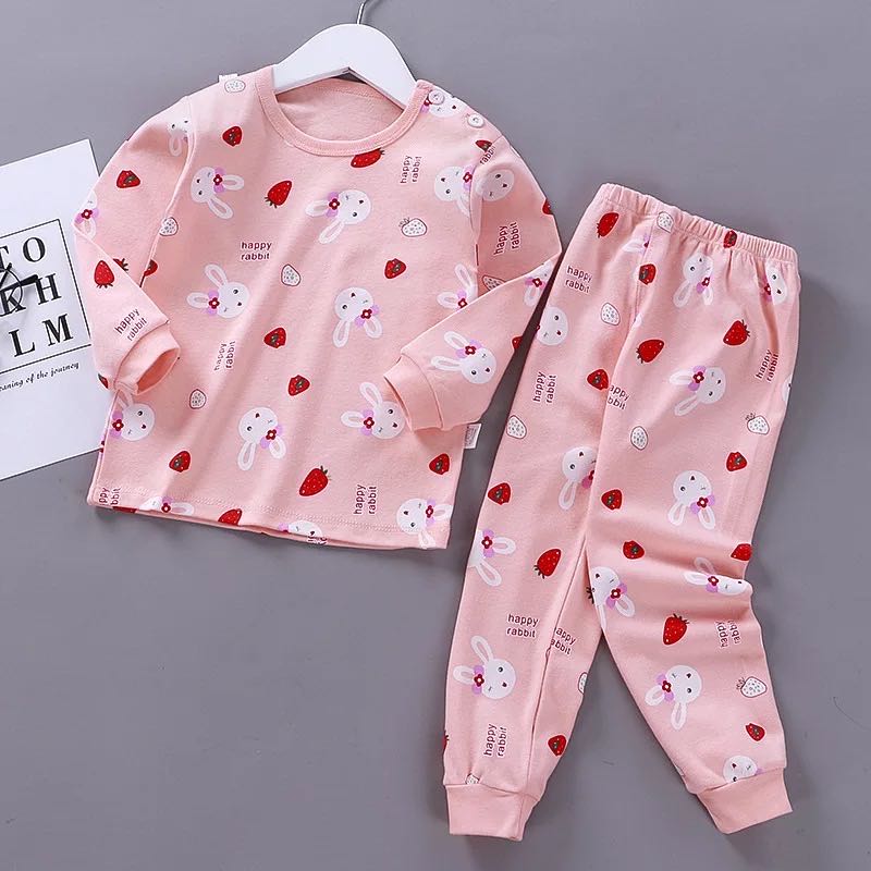 White Rabbit6 Months 7 Baby girl One baby Autumn trousers Autumn clothes suit 0 One 1-2-3 year winter Korean version tide pure cotton clothes virgin boy