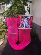 садок 飞磕挂胶鱼护加粗防挂速干不伤鱼不锈钢圈鱼护68编88编编大力马