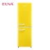 tủ lạnh 300 lít Tủ lạnh retro siêu mỏng màu sắc xanh vàng đen trắng thời trang dễ thương cửa đôi nhỏ EUNA/UNO BCD-150R tủ lạnh 1 ngăn Tủ lạnh
