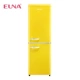 Tủ lạnh retro siêu mỏng màu sắc xanh vàng đen trắng thời trang dễ thương cửa đôi nhỏ EUNA/UNO BCD-150R