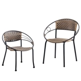 Одиночный стул для виноградного стула Одиночный стул, простое кресло из ротанга, пластиковый детский обеденный стул Балкон на балконе для взрослых