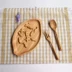 Nhật Bản sáng tạo hình chiếc đĩa gỗ rắn hình chiếc bánh cá nhân - Tấm