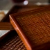 Khay gỗ rắn vuông mây hình chữ nhật tấm gỗ ánh sáng không thấm nước handmade khay trà tấm khách sạn nhà hàng tấm gỗ