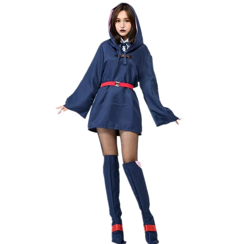 Ролевая анимация анимация ведьма Маленькая ведьма колледжская школа Управление колледжа Magic College Cos Press Press Performance Одежда