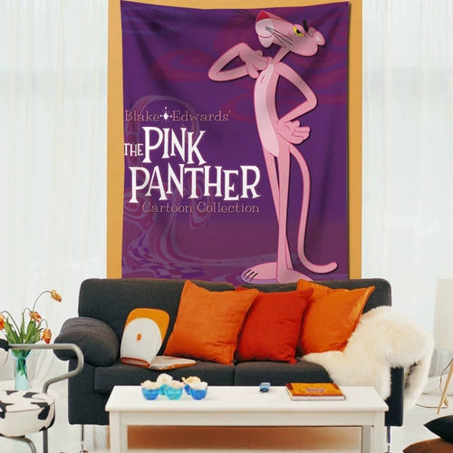 Nordic ins pink Leopard bopestry Вертикальная версия розовой девушки Сердечное сетевая настенная настенный