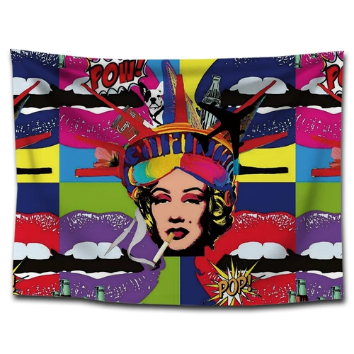 Розовая девочка Сердце Инс висящая ткань сетка красная и фоновая стена украшение сундука лаурет красный макияж скатерть макияж