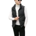 Mùa đông phiên bản Hàn Quốc của áo dài tự canh nam cổ áo cotton nam cá tính các kiểu áo ghi lê nam Áo vest cotton