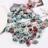 Джингджэнь керамические бусины DIY Студенты из больших отверстий Студенты Женская Корзина Цвет