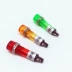 10MM nhỏ đèn báo tín hiệu đèn XD10-3 nhựa cấp nguồn màu đỏ, vàng và xanh 6V12V24V110V220 