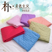 máy lạnh kép là chăn sinh viên hộ gia đình lanh bông twill bông chăn 1,5 1,8 mét 2m miễn phí vận chuyển - Quilt Covers chăn điện