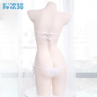 [撩 汉] Bộ bikini hình vuông tình yêu Bộ bikini thêu ren - Bikinis áo tắm sexy