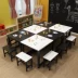 Bàn học sinh học đoàn sinh viên 1,2 mét vẽ tranh tiểu học bàn nghệ thuật bàn nhỏ bàn nâng cao nội thất phòng ngủ - Nội thất giảng dạy tại trường