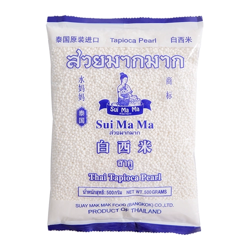 Тайская вода -матери xiaosi mi 500g Импортированные белые гранулы SIMI Simili Коммерческий магазин с молочным чаем Специальные вспомогательные материалы
