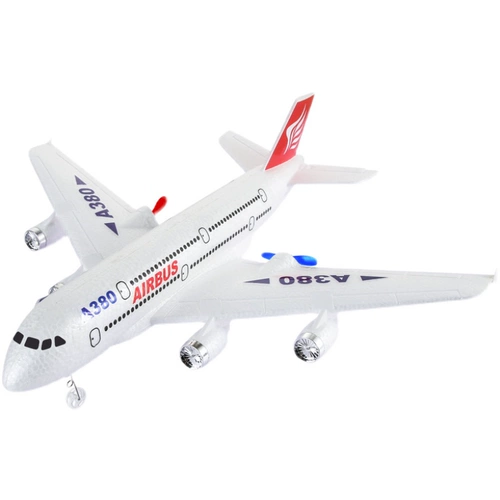 Электрическая модель самолета, большой дрон, игрушка для мальчиков, планер из пены с зарядкой, ударопрочный авиалайнер