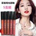 Hàn quốc nhung matte matte lip men 5 bộ của môi nhuộm son môi lỏng kéo dài giữ ẩm không đánh dấu son bóng son bóng 	son bóng môi	 Son bóng / Liquid Rouge