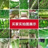 Симуляции виноградных листьев декоративная виноградная полоса поддельная виноградная лоза Пластиковые зеленые зеленые потолочные потолки Декоративные трубы, завернутые в зеленые растения