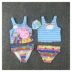 Pig Peggy Trung và nhỏ trẻ em áo tắm cô gái hai mảnh chia đồ bơi mặc bikini trẻ sơ sinh hạn chế thời gian giảm giá đồ bơi trẻ em Đồ bơi trẻ em