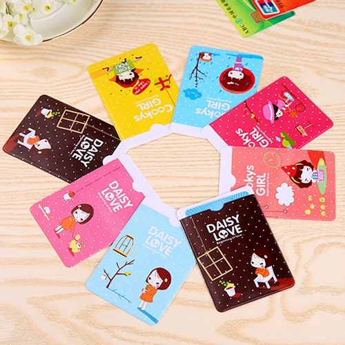 Чехол для проездного, мультяшный двусторонний картхолдер