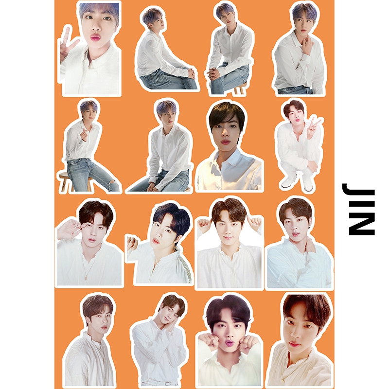 JINBulletproof Youth League MAPOFTHESOULWINTER periphery waterproof Stickers Collection