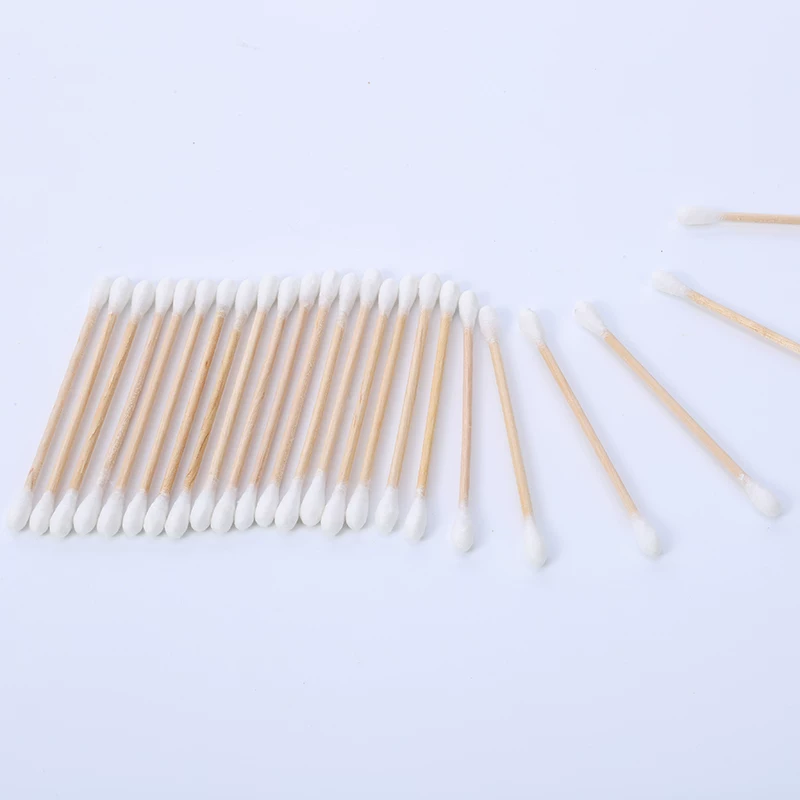 Cotton swabs, wooden double-sided cotton cotton pads, cotton balls