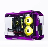 Motsoul Warcraft Mose World All Aluminum Open Case Atx Design Game Полный настольный компьютер ITX