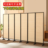 Китайский стиль бамбукового экрана перегородка стена гостиная складывающаяся переключающаяся перегородка выращивание спальни просто
