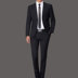 Phù hợp với phù hợp với nam mỏng Hàn Quốc phiên bản của màu xám phù hợp với kinh doanh của nam giới ăn mặc chuyên nghiệp mặc thanh niên chú rể áo cưới Suit phù hợp