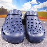 Нескользящие мюли, мужские тапочки в стиле Crocs, коллекция 2020 года, закрытый носок, мягкая подошва