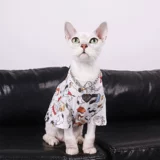 Кошачья одежда летняя для волос с домашней одеждой собака маленькая собака тонкая одежда