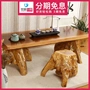 Rễ khắc cây trà rễ cây bàn trà tổng thể bàn cà phê Kung Fu nhà nhỏ bàn trà kinh tế và ghế kết hợp gỗ rắn sáng tạo - Các món ăn khao khát gốc bàn ghế gốc cây bằng gỗ