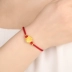 Mặt dây chuyền vàng sen Nữ Back Cloud Chính hãng Vàng nguyên chất Trang sức Road Road Pass Bracelet Loose 3d Hard Gold Transfer Hạt - Vòng đeo tay Clasp vòng tay vàng Vòng đeo tay Clasp