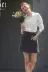Mua thủy triều mới kim cương 2019 áo trắng nữ dài tay phiên bản Hàn Quốc áo cotton áo quốc phục - Trang phục dân tộc quần tây nam Trang phục dân tộc