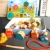 Trẻ em giáo dục đầu đồ chơi thời thơ ấu chuỗi vườn trái cây động vật hạt 1-3 tuổi gỗ trò chơi dây khối xây dựng bé mặc Đồ chơi bằng gỗ
