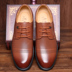 Của nam giới kinh doanh chính thức giày dép nam của nam giới giày cao thêm kích thước lớn 48 breathable giày cưới rỗng giày nam Sandal
