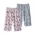Quần pyjama nữ quần short mùa hè có thể được mặc bên ngoài phần mỏng học sinh phiên bản Hàn Quốc của quần short cotton lụa băng ở nhà kích thước lớn - Quần tây Quần tây