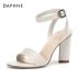 Daphne / Daphne hè từ mới thời trang khóa mở dép nữ cao gót hoang dã 1018303049 - Sandal