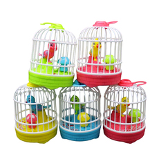 Насос 奥尔迪声光鸟笼小鸟带糖果好吃好玩整盒6个儿童玩具