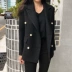 Thu đông 2018 phiên bản Hàn Quốc mới của áo khoác nhỏ phù hợp với nước hoa nữ chic chic thời trang nữ khí chất ngọc trai phù hợp với len vest công sở nữ Business Suit