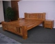 Đôi cũ giường gỗ elm 1,8 m 2,2 m 2 m 1,5 m giường với một chiếc giường vững chắc tủ đầu giường - Giường giường gỗ 1m6 Giường