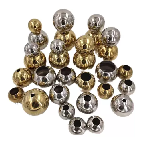 304 Отечка из нержавеющей стали с двойной дырой шариковые стальные шарики шариковые шариковые двери цветочные аксессуары украшают полый шар проникновенный шарик с двойным шариком