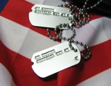 Ожерелье для бренда собак в Второй мировой войне в США бренд военной идентичности Dogtag.