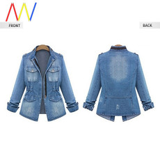 Короткая куртка women for coat denim