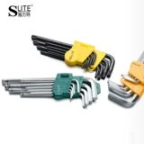 Мощный шестиугольный корпус гаечного ключа 1,5-10 мм расцвета сливы с отверстиями Группа инструментов T10-T50 Gonging 1/16