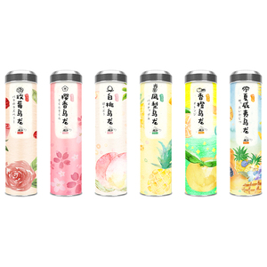 叶子说|白桃蜜桃乌龙凤梨玫瑰水果三角包无糖花茶组合袋泡冷泡茶