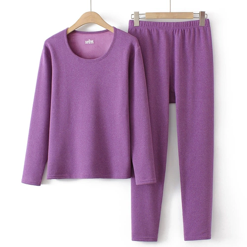 Осеннее термобелье для пожилых людей для матери, штаны, утепленный комплект, утепленное нижнее белье, для среднего возраста