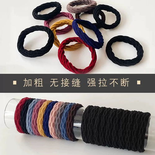 Эластичная прочная резинка для волос, хвостик, аксессуар для волос, простой и элегантный дизайн