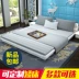 Rắn gỗ giường tatami 1,5 m 1,8 m lùn kiểu Nhật giường trẻ em giường nền tảng có thể được tùy chỉnh đôi đơn Banchuang - Giường