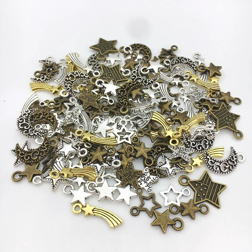 Серьги ручной работы, подвеска, металлическое звездное небо, аксессуар с аксессуарами, «сделай сам», в корейском стиле, простой и элегантный дизайн